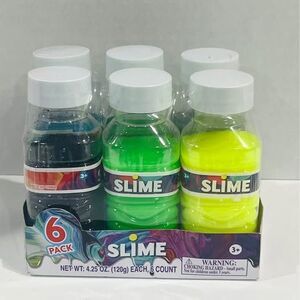 6 Pack of Slime 4.25 Oz Each NEW Kids Toy Fun